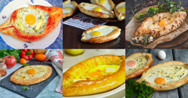 Хачапури по аджарски - 11 рецептов приготовления пошагово - 1000.menu Хачапури по аджарски - 11 рецептов приготовления пошагово - 1000.menu