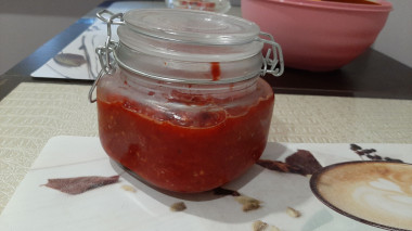 Пюре из острого перца и чеснока Пюре из острого перца и чеснока