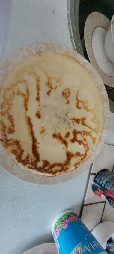 Отличный рецепт. Получилось без комочков и тоненькие, все как я люблю Отличный рецепт. Получилось без комочков и тоненькие, все как я люблю