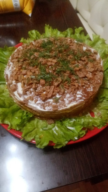 Тортик очень нежный и вкусный. Спасибо за рецепт Тортик очень нежный и вкусный. Спасибо за рецепт