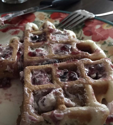 Вафли( панкейки) по американскому рецепту Вафли( панкейки) по американскому рецепту