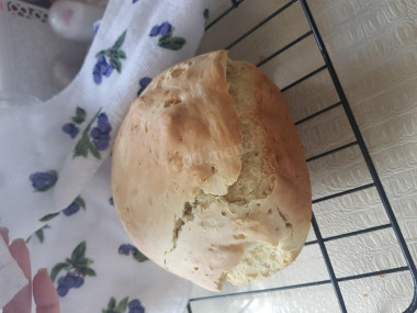 Слева отломили кусок на пробу Слева отломили кусок на пробу