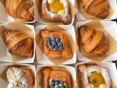 Круассаны и даниши из слоенного темта Круассаны и даниши из слоенного темта