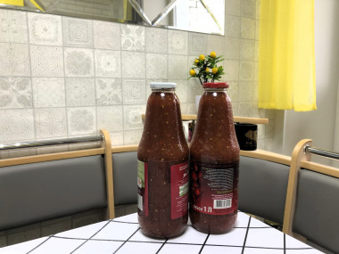 На выходе получается ровно 2 л. Разливаю в стерильные стеклянные бутылки из-под сока с широким горлышком. На выходе получается ровно 2 л. Разливаю в стерильные стеклянные бутылки из-под сока с широким горлышком.