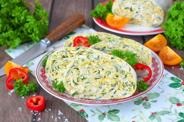 Рулет из лаваша с чесноком и сыром Рулет из лаваша с чесноком и сыром