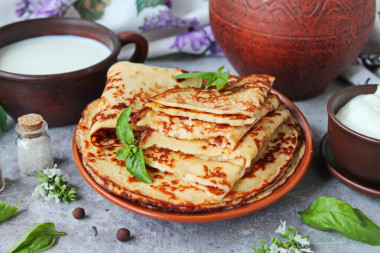 Блины из картофельного пюре Блины из картофельного пюре