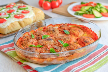 Ленивые голубцы с фаршем капустой и рисом в духовке Ленивые голубцы с фаршем капустой и рисом в духовке