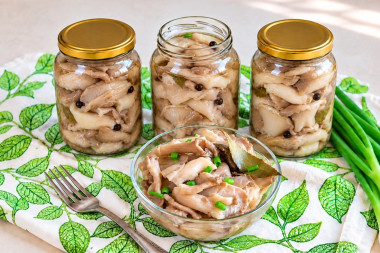 Маринованные вешенки на зиму Маринованные вешенки на зиму
