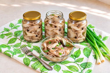 Маринованные вешенки на зиму Маринованные вешенки на зиму