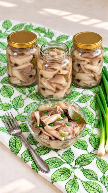 Маринованные вешенки на зиму Маринованные вешенки на зиму
