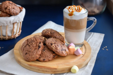 Шоколадное овсяное печенье Шоколадное овсяное печенье