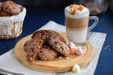 Шоколадное овсяное печенье Шоколадное овсяное печенье