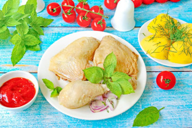Вареная курица Вареная курица