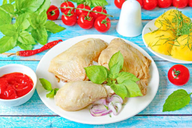 Вареная курица Вареная курица