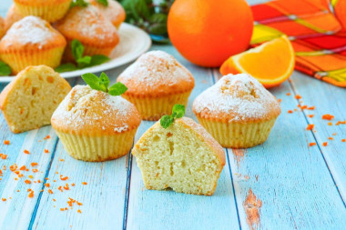 Апельсиновые кексы в духовке Апельсиновые кексы в духовке