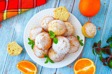 Апельсиновые кексы в духовке Апельсиновые кексы в духовке