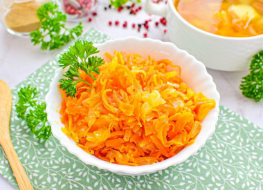 Зажарка для супа из лука и моркови