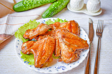 Куриные крылышки в медово соевом соусе в духовке Куриные крылышки в медово соевом соусе в духовке