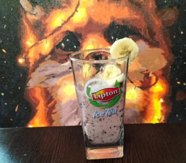 Ягодно-фруктовое смузи из овсянк с творогом Ягодно-фруктовое смузи из овсянк с творогом