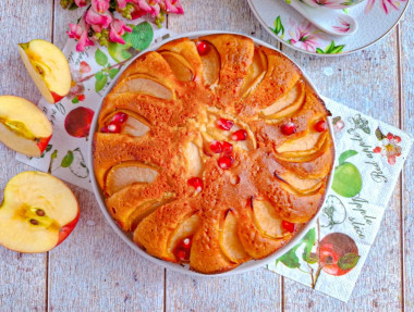 Яблочный пирог в аэрогриле Яблочный пирог в аэрогриле