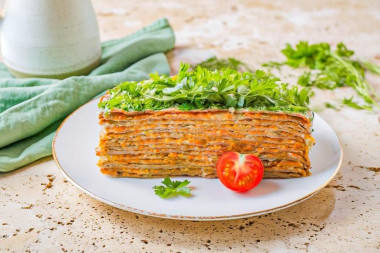 Печеночный торт с майонезом Печеночный торт с майонезом