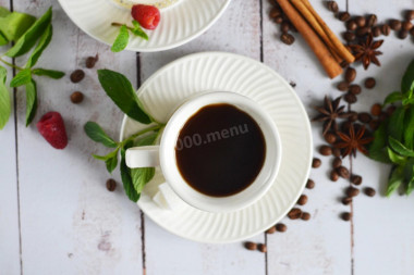 Кофе с корицей в турке