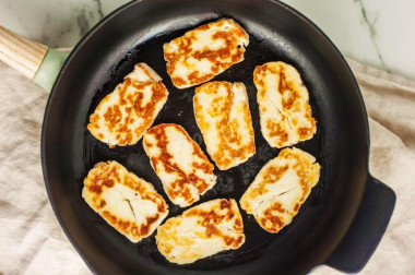 Сыр Халуми жареный Сыр Халуми жареный