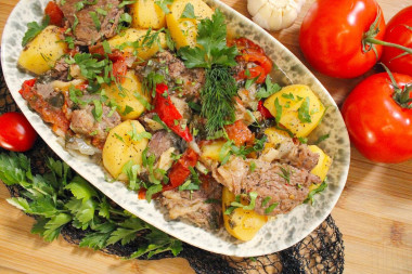 Хашлама с картофелем Хашлама с картофелем