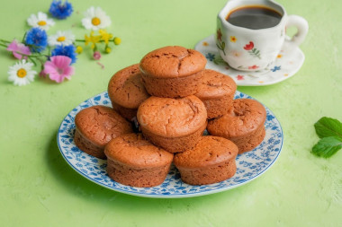 Кекс с начинкой внутри Кекс с начинкой внутри