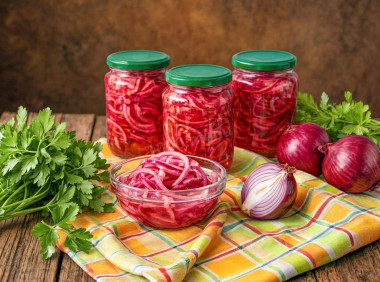 Маринованный резаный лук на зиму Маринованный резаный лук на зиму
