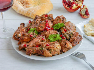 Гурули грузинское блюдо из курицы