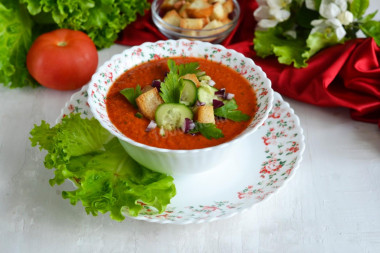 Гаспачо суп классический испанский томатный
