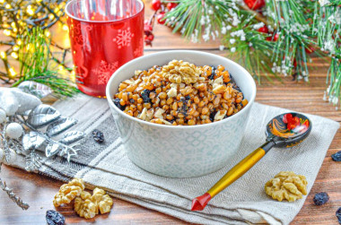 Тропическая кутья из пшеницы на Рождество Тропическая кутья из пшеницы на Рождество
