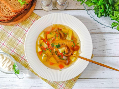 Суп из опят замороженных Суп из опят замороженных