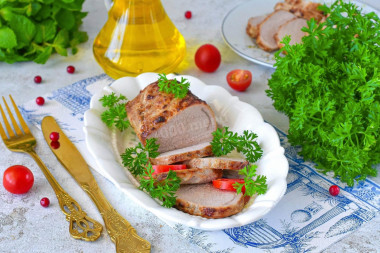 Свиная вырезка в аэрогриле Свиная вырезка в аэрогриле