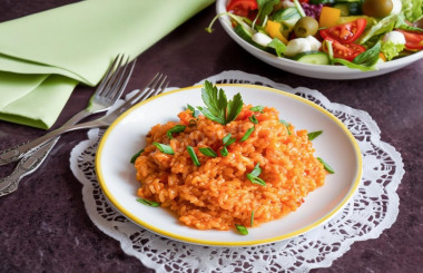 Рис в томатном соусе Рис в томатном соусе