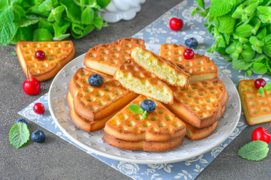 Венские вафли в аэрогриле Венские вафли в аэрогриле