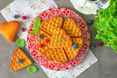 Венские вафли в аэрогриле Венские вафли в аэрогриле