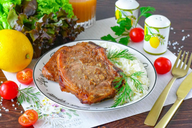 Эскалоп в аэрогриле из свинины Эскалоп в аэрогриле из свинины