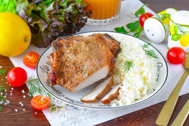 Эскалоп в аэрогриле из свинины Эскалоп в аэрогриле из свинины