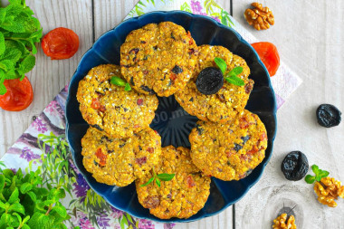 Овсяные фитнес печенья Овсяные фитнес печенья