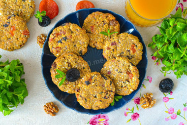 Овсяные фитнес печенья Овсяные фитнес печенья