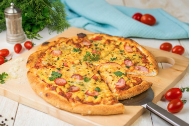 Пицца с кукурузой Пицца с кукурузой