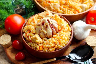 Плов из булгура с курицей ПП Плов из булгура с курицей ПП