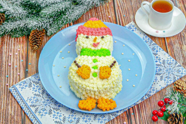 Торт Снеговик Торт Снеговик