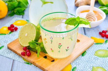Имбирно лимонный напиток для похудения