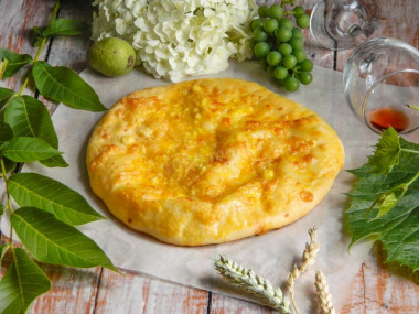 Хачапури с сыром на кефире в духовке