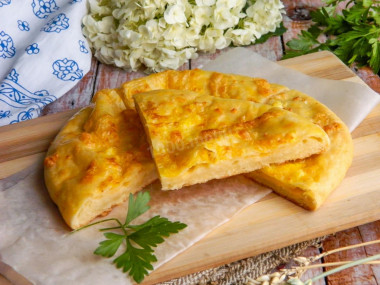 Хачапури с сыром на кефире в духовке