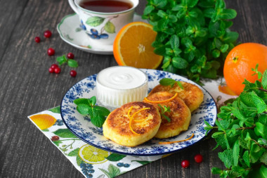 Апельсиновые сырники Апельсиновые сырники