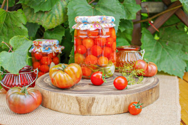 Маринованные помидоры черри на зиму в банке Маринованные помидоры черри на зиму в банке